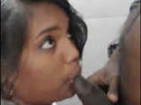 Office worker gets a deep throat blowjob from her colleague