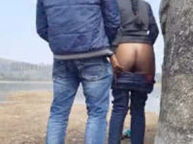 Desi couple's steamy street sexcapade