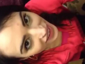 A sweet girl strips down for a solo video and gives a blowjob