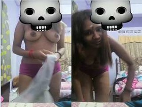Tamil girl flaunts her big boobs in exclusive video