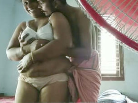 Devar Bhabi's sensual smooching and boob play in Ghapaghap 4 clips
