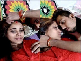 Amateur couple enjoys romantic and steamy sex