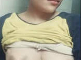 Teena takes a sexy selfie in a Desi video