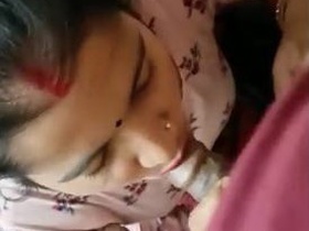 Desi bhabhi gives a bathing and blowjob combo