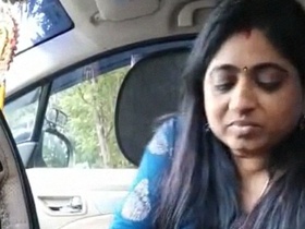 Desi blowjob and cock sucking in Malayali car sex video