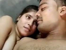 Desi couple enjoys steamy sex in a romantic setting