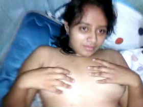 Cute Desi girl sucks and fucks on webcam