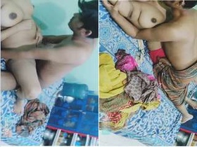 Boudi's exclusive video of bouncing boobies and hardcore fucking