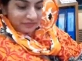 Office worker gets naughty with her coworker