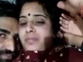 Desi couple indulges in sensual foreplay in nude video