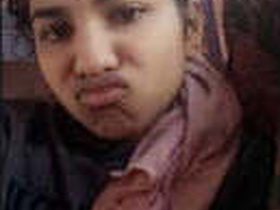 Hot Indian girl flaunts her breasts and vagina