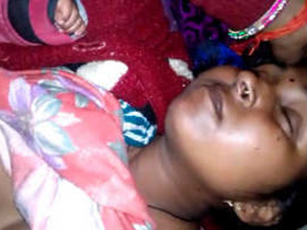 Husband secretly films his wife sleeping naked