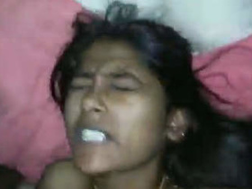 Tamil babe gets her pussy pounded hard and fast
