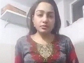 Indian bhabhi strips naked in a solo performance