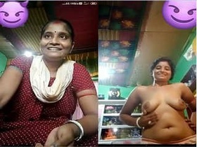 College girl Bhabi gets her big boobs sucked