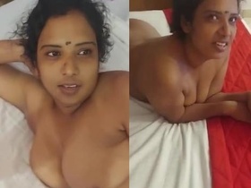Malla Randy's nude shoot with a customer in a hotel