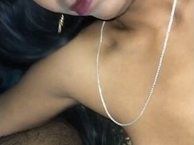 Desi wife gives a blowjob and rides her husband's dick