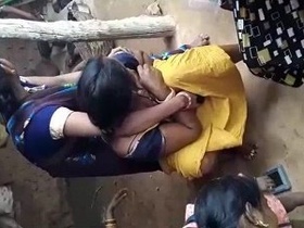 Naked village aunty has fun at a party