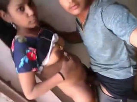 Cute girl gets fucked hard by her boyfriend